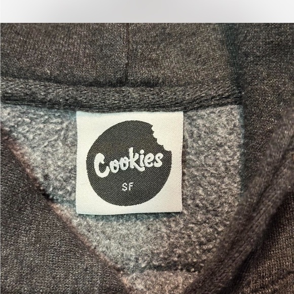 MAKE OFFEE 💥HP 💥 Men’s Gray Cookies hoodie streetwear size small - Picture 4 of 7
